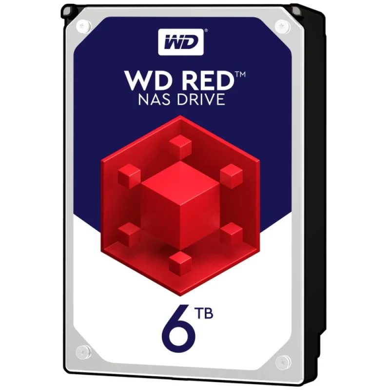 Western Digital Red - 6 TB 5400 RPM, SATA 6.0 Gb/s, 3.5", 256 MB Cache memory - Featured Image
