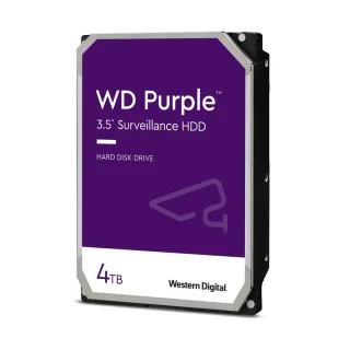 Western Digital Purple - 4 TB 5400 RPM, SATA 6.0 Gb/s, 3.5", 64 MB Cache memory