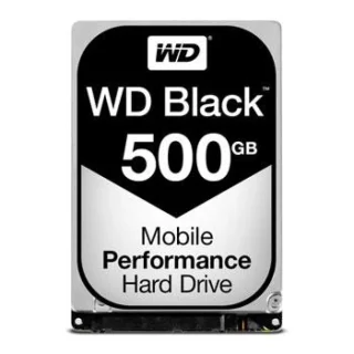 Western Digital Black - 500 GB 7200 RPM, SATA 6.0 Gb/s, 2.5", 16 MB Cache memory