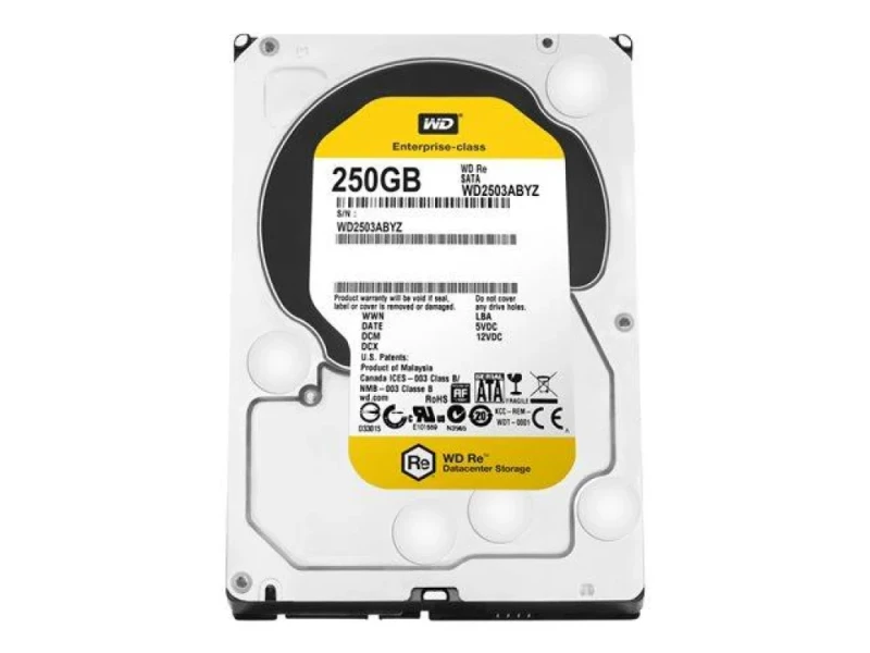 Western Digital RE - 250 GB 7200 RPM, SATA 6.0 Gb/s, 3.5", 64 MB Cache memory - Featured Image