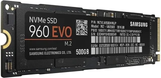 Samsung 960 Evo - 500 GB SSD, M.2 PCIe 3.0 X4, M.2-2280, 512 MB Cache memory