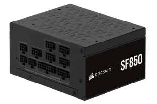 Corsair SF850 (2024) - 850 W SFX Power Supply, 80+ Platinum, Fully Modular, Black Color