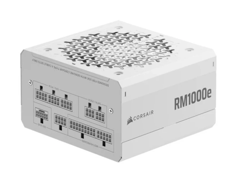 Corsair RM1000e (2025) - 1000 W ATX Power Supply, Fully Modular, White Color - Featured Image