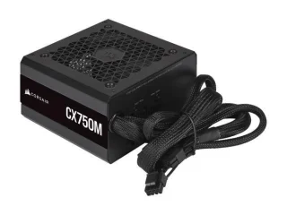 Corsair CX750M (2021) - 750 W ATX Power Supply, 80+ Bronze, Semi-Modular, Black Color