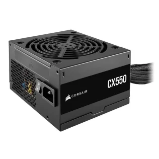 Corsair CX (2023) - 550 W ATX Power Supply, 80+ Bronze, Non-Modular, Black Color