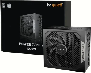 be quiet! Power Zone 2 - 1000 W ATX Power Supply, 80+ Platinum, Fully Modular, Black Color