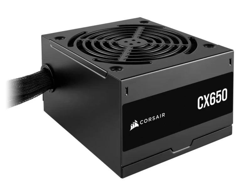 Corsair CX (2023) - 650 W ATX Power Supply, 80+ Bronze, Non-Modular, Black Color - Featured Image