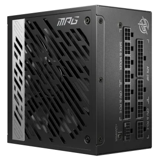 MSI A1000G PCIE5 - 1000 W ATX Power Supply, 80+ Gold, Fully Modular, Black Color