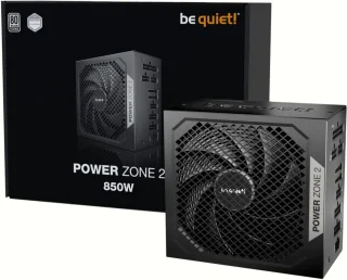 be quiet! Power Zone 2 - 850 W ATX Power Supply, 80+ Platinum, Fully Modular, Black Color