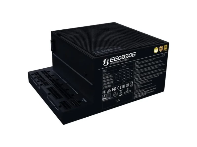 Lian Li EDGE GOLD - 850 W ATX Power Supply, 80+ Gold, Fully Modular, Black Color - Featured Image