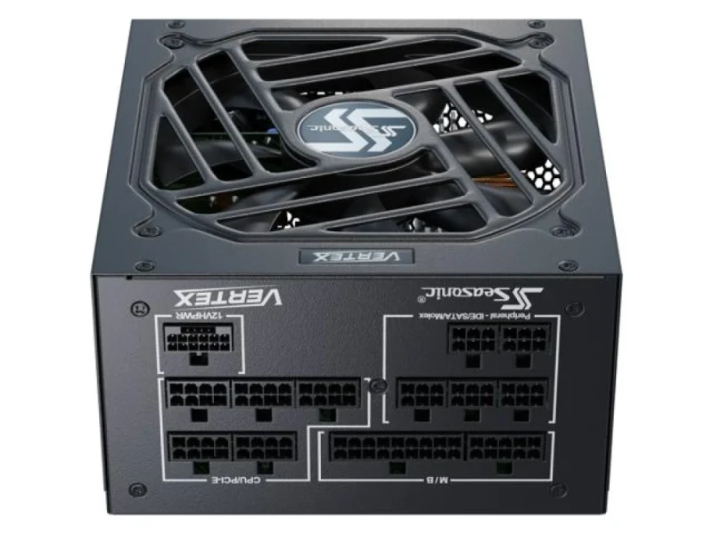 SeaSonic VERTEX PX-1200 - 1200 W ATX Power Supply, 80+ Platinum, Fully Modular, Black / Silver Color - Featured Image