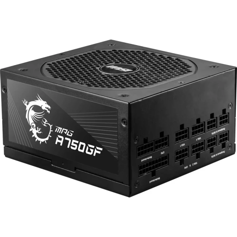 MSI MPG A750GF - 750 W ATX Power Supply, 80+ Gold, Fully Modular, Black Color - Featured Image