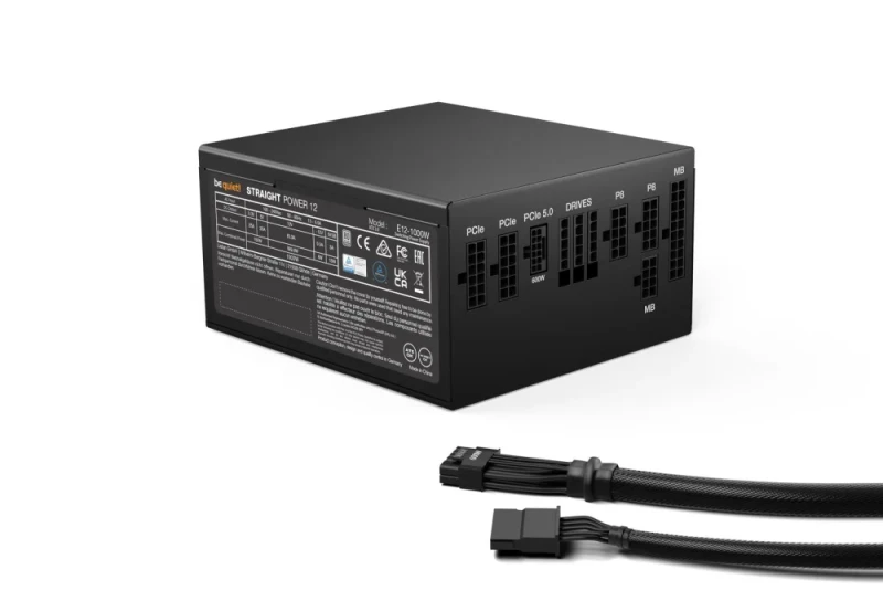be quiet! Straight Power 12 - 1000 W ATX Power Supply, 80+ Platinum, Fully Modular, Black Color - Featured Image