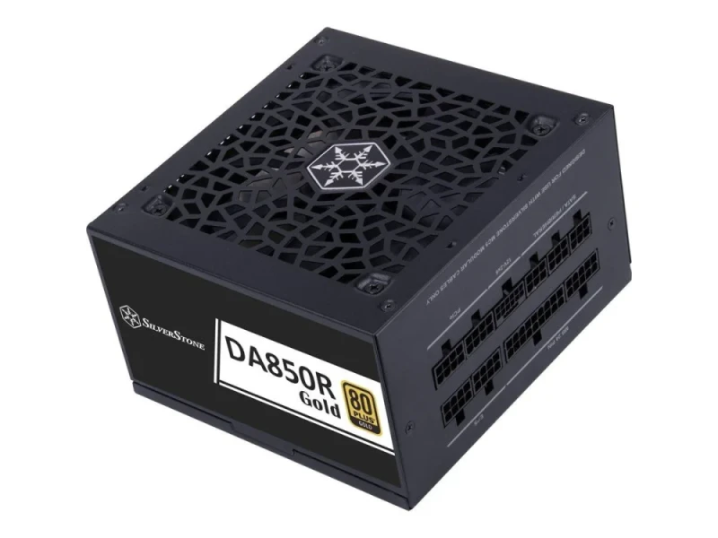 Silverstone DA850R-GMA - 850 W ATX Power Supply, 80+ Gold, Fully Modular, Black Color - Featured Image
