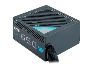 Azza PSAZ-650W - 650 W ATX Power Supply, 80+ Bronze, Non-Modular, Black Color