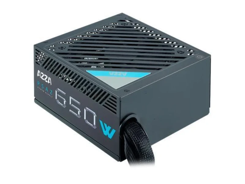 Azza PSAZ-650W - 650 W ATX Power Supply, 80+ Bronze, Non-Modular, Black Color - Featured Image