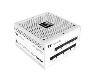 Thermaltake Toughpower GF3 Snow - 1200 W ATX Power Supply, 80+ Gold, Fully Modular, White Color