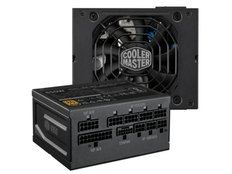 Cooler Master V SFX Gold ATX 3.0 - 850 W SFX Power Supply, 80+ Gold, Fully Modular, Black Color - Featured Image