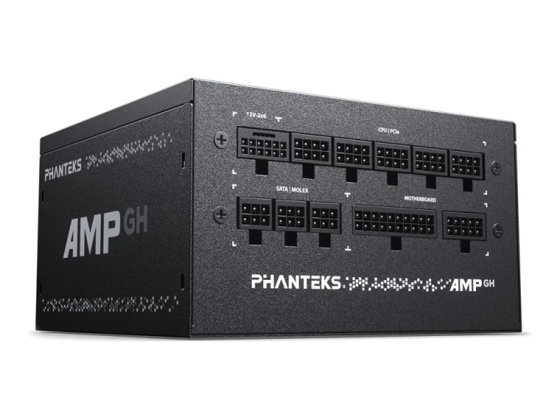 Phanteks AMP GH - 850 W ATX Power Supply, 80+ Gold, Fully Modular, Black Color - Featured Image