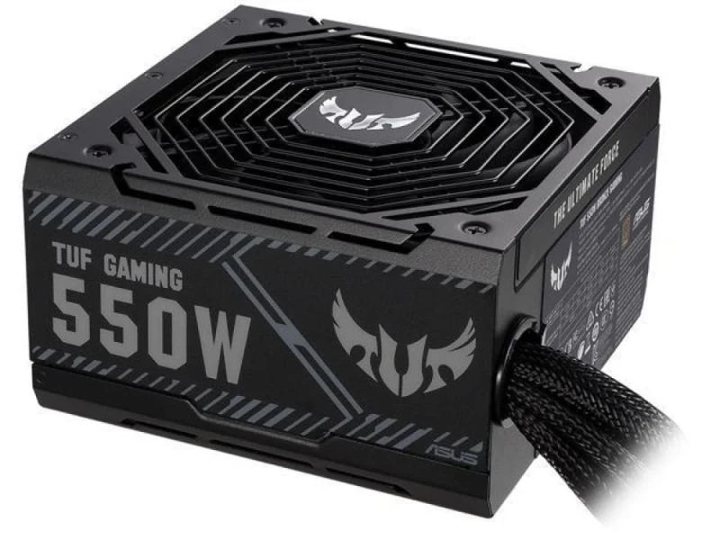 Asus TUF Gaming B - 550 W ATX Power Supply, 80+ Bronze, Non-Modular, Black Color - Featured Image