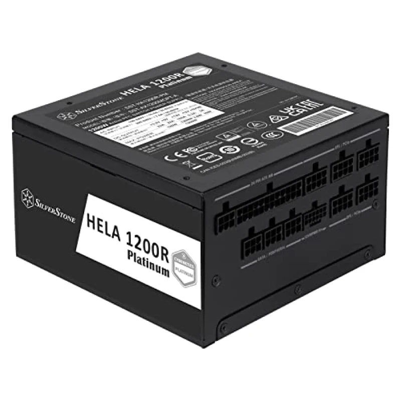 Silverstone HELA 1200R - 1200 W ATX Power Supply, 80+ Platinum, Fully Modular, Black Color - Featured Image