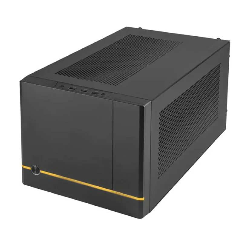 Silverstone SUGO 14 - Mini ITX Desktop, None Side Panel, 19.5 L External Volume, Black / Yellow Color - Featured Image