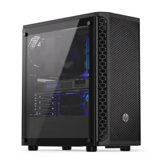 ENDORFY Signum 300 Air - ATX Mid Tower, Tempered Glass Side Panel, 39.9 L External Volume, Black Color