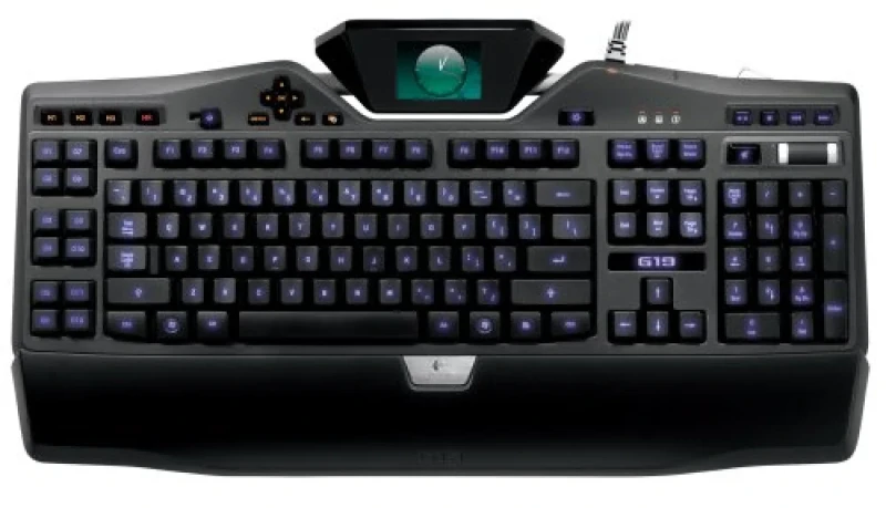 Logitech G19 - Standard Wired Keyboard, Multicolor Backlit, Black Color - Featured Image