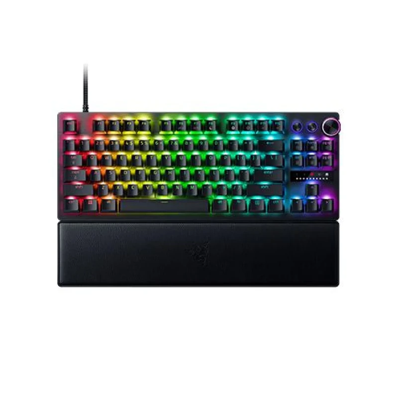 Razer Huntsman V3 Pro - Gaming Wired Keyboard, Razer Analog Optical Switch Gen-2 Switches, RGB Backlit, Tenkeyless, Black Color - Featured Image