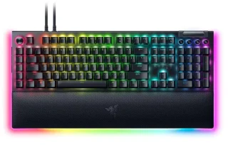 Razer BlackWidow V4 Pro - Gaming Wired Keyboard, Razer Green Switches, RGB Backlit, Black Color