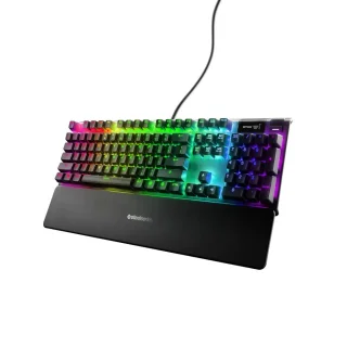 SteelSeries Apex Pro - Gaming Wired Keyboard, OmniPoint Adjustable Switches, RGB Backlit, Black Color
