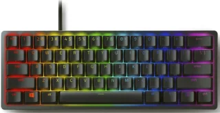 Razer Huntsman Mini - Mini Wired Keyboard, Razer Red Optical Linear Switches, RGB Backlit, Tenkeyless, Black Color
