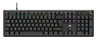 Corsair K70 CORE - Gaming Wired Keyboard, Corsair MLX Red Linear Switches, RGB Backlit, Black Color