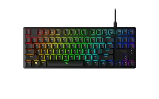 HP HyperX Alloy Origins Core - Gaming Wired Keyboard, HyperX Red Switches, RGB Backlit, Tenkeyless, Black Color