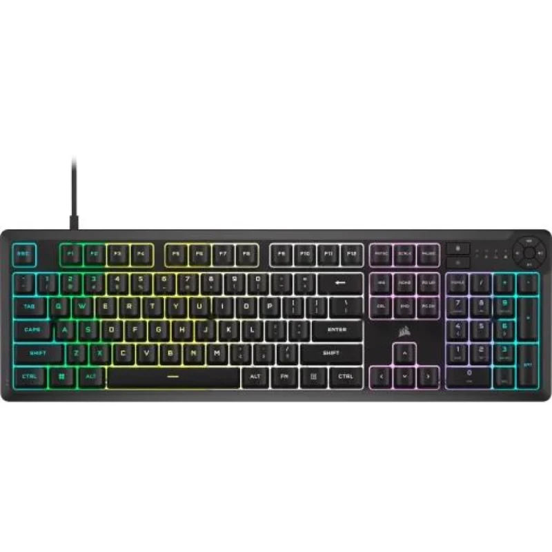 Corsair K55 CORE RGB - Gaming Wired Keyboard, RGB Backlit, Black Color - Featured Image