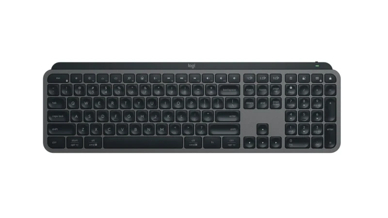 Logitech MX KEYS S - Standard Wired, Wireless, Bluetooth Wireless Keyboard, Black Color - Featured Image