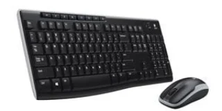 Logitech Wireless Combo MK270 - Standard Wireless Keyboard, Black Color