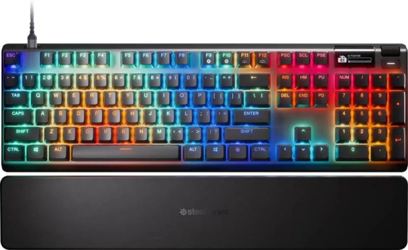 SteelSeries Apex Pro Gen 3 - Gaming Wired Keyboard, OmniPoint 2.0 Switches, RGB Backlit, Black Color - Featured Image