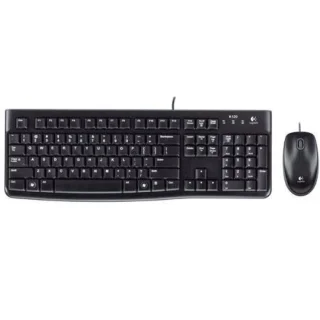 Logitech MK120 - Slim Wired Keyboard, Black Color
