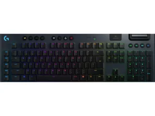Logitech G915 Lightspeed - Gaming Wireless Keyboard, Logitech GL Clicky Switches, RGB Backlit, Black Color