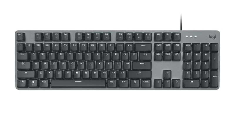 Logitech K845 - Standard Wired Keyboard, TTC Red Switches, White Backlit, Black Color - Featured Image