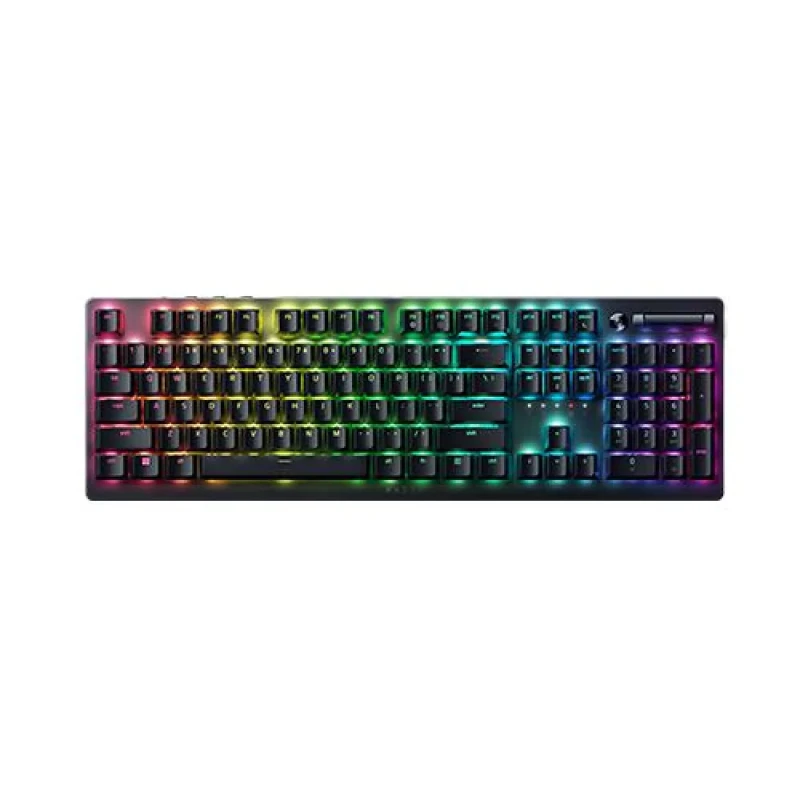 Razer DeathStalker V2 Pro - Gaming Wireless Keyboard, Razer Red Low-Profile Optical Linear Switches, RGB Backlit, Black Color - Featured Image