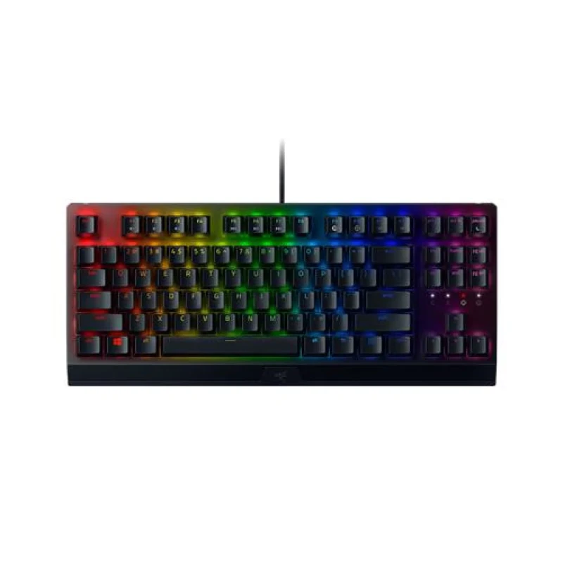 Razer BlackWidow V3 - Gaming Wired Keyboard, Razer Yellow Switches, RGB Backlit, Tenkeyless, Black Color - Featured Image