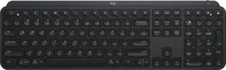 Logitech MX Keys Advanced - Slim Wireless Keyboard, White Backlit, Black Color