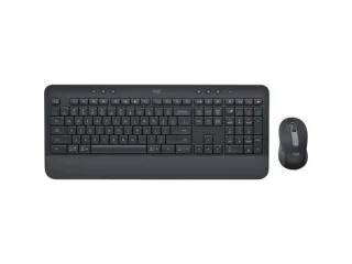 Logitech Signature MK650 - Standard Wired, Wireless, Bluetooth Wireless Keyboard, Black Color