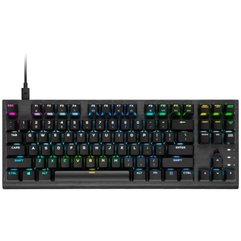 Corsair K60 Pro - Gaming Wired Keyboard, Corsair OPX Switches, RGB Backlit, Tenkeyless, Black Color - Featured Image