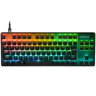 SteelSeries Apex 9 TKL - Gaming Wired Keyboard, SteelSeries OptiPoint Linear Switches, RGB Backlit, Tenkeyless, Black Color