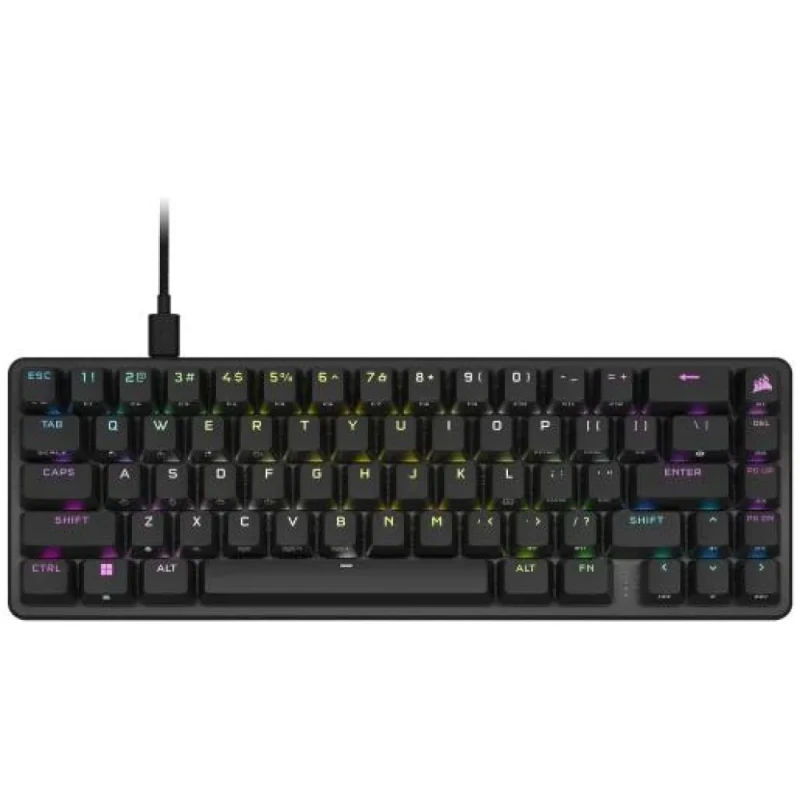 Corsair K65 PRO MINI - Gaming Keyboard, Corsair OPX Switches, RGB Backlit, Tenkeyless, Black Color - Featured Image