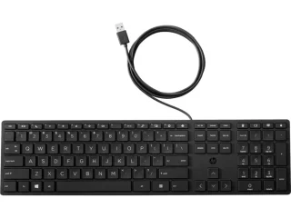 HP 320K - Standard Wired Keyboard, Black Color