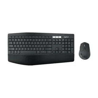 Logitech MK850 Performance - Ergonomic Wireless, Bluetooth Wireless Keyboard, Black Color